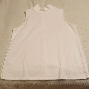 UNWORN Mock Neck Button Tank Top